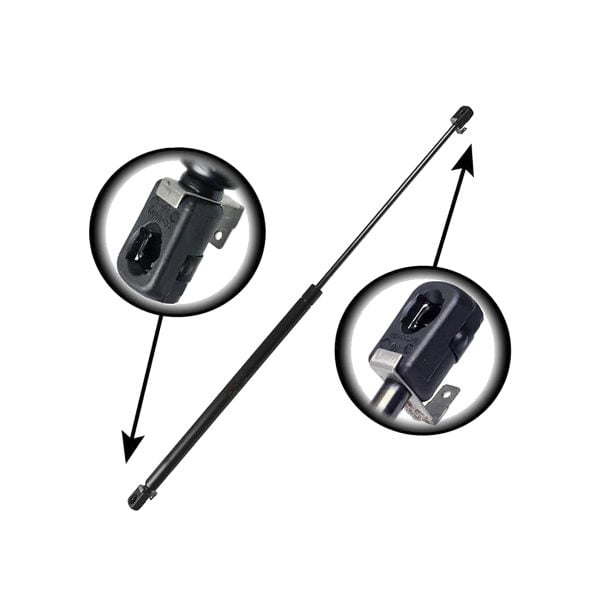 thumbnail interactive-video image 1 of 2 Rear Glass Window Lift Support Gas Struts For Jeep Grand Cherokee 1994-1998 – 18.64” Extended 1 of 2
