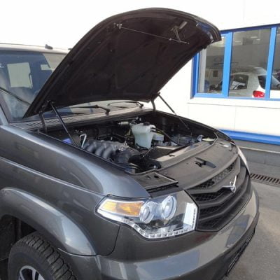 амортизатор капота уаз патриот