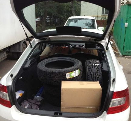 стойки багажника шкода а5