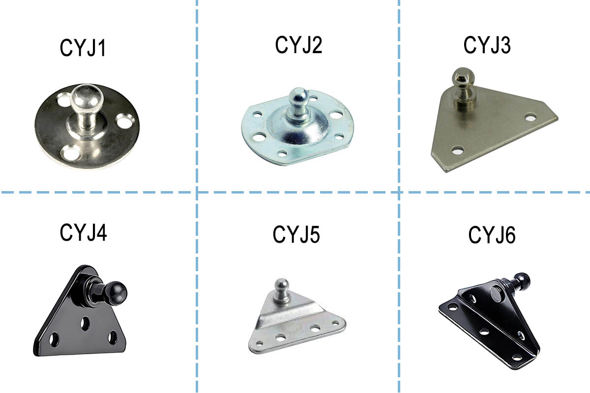 Gas Spring End Fittings