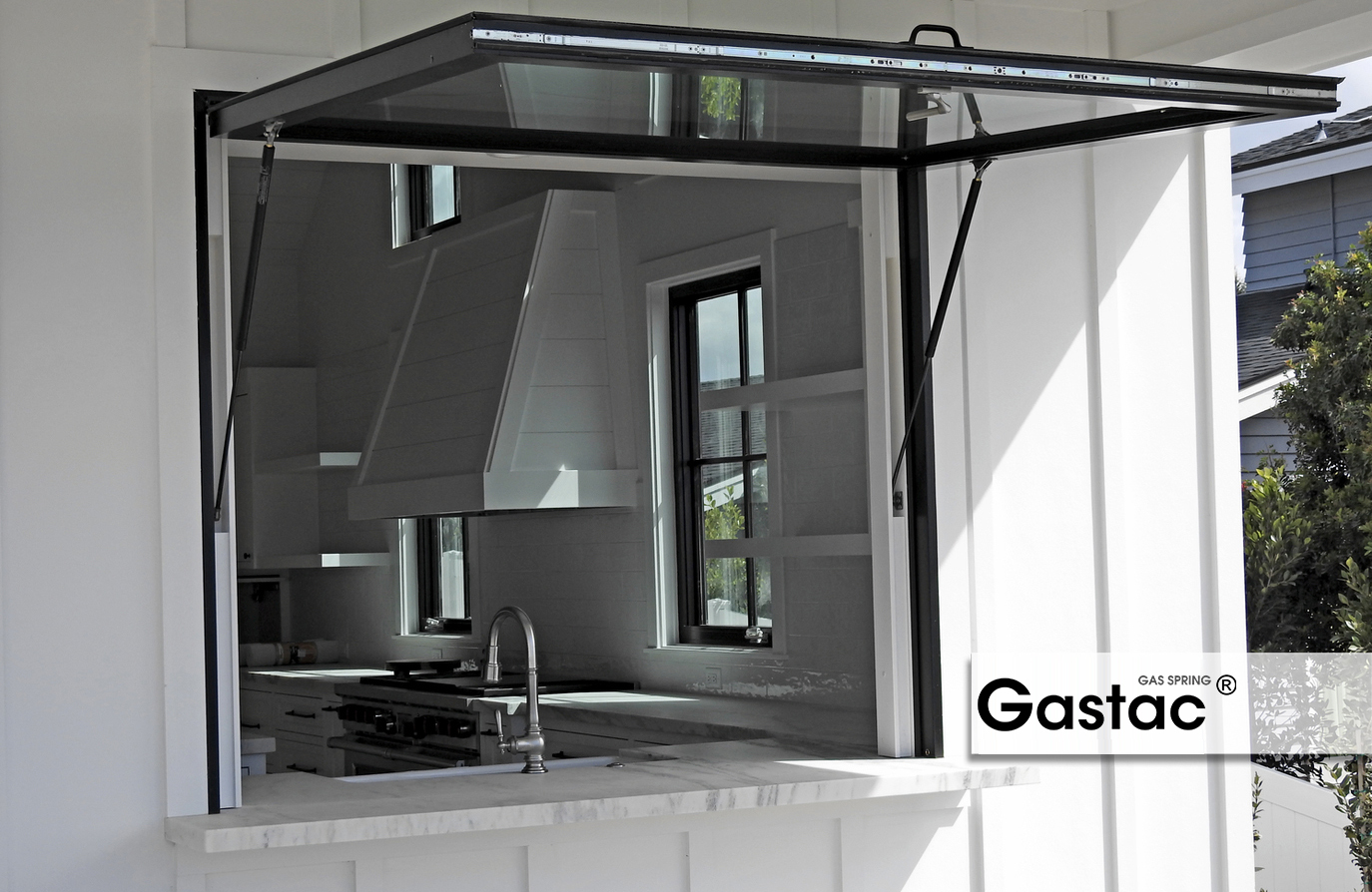 Durable Gas Strut Awning Window Long Lasting Style