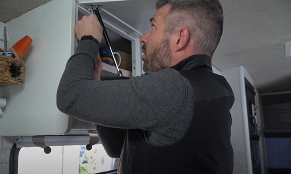 rv cabinet door struts