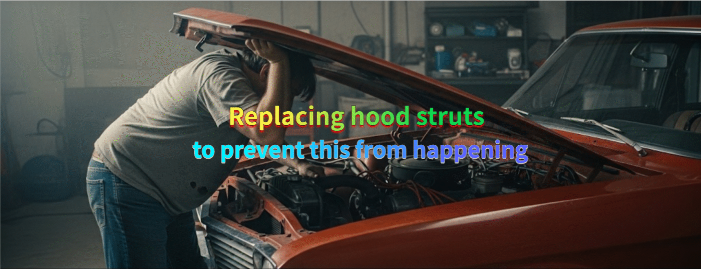 replacing hood struts